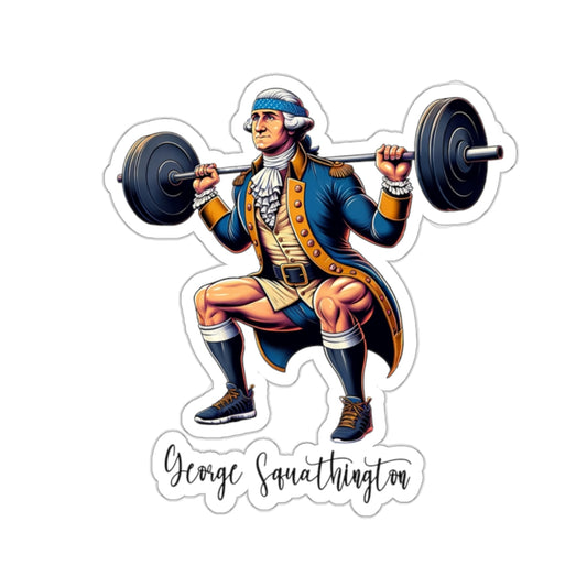 George Squashington Sticker