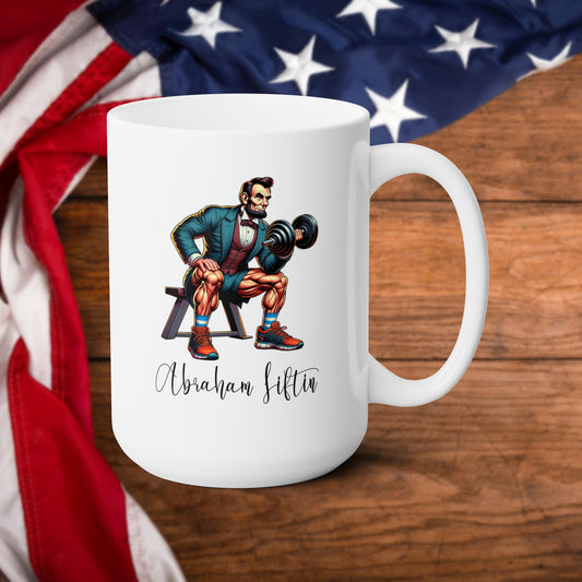 Abraham Liftin 15oz Mug